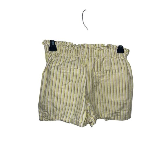 UNIQLO Women's Size XS Striped Cotton Linen Blend Shorts READ - Picture 2 of 9